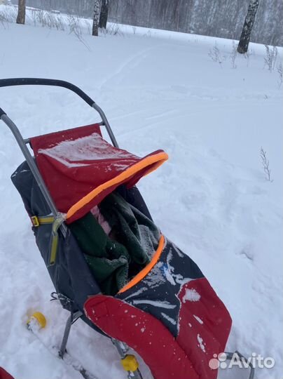 Санки с колесами