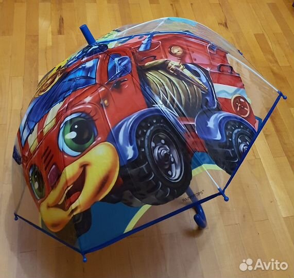 Зонтик детский прозрачный трость