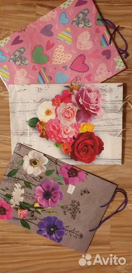 Бумажные пакеты подарочные