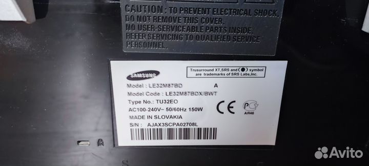 Samsung LE-32M87BD телевизор