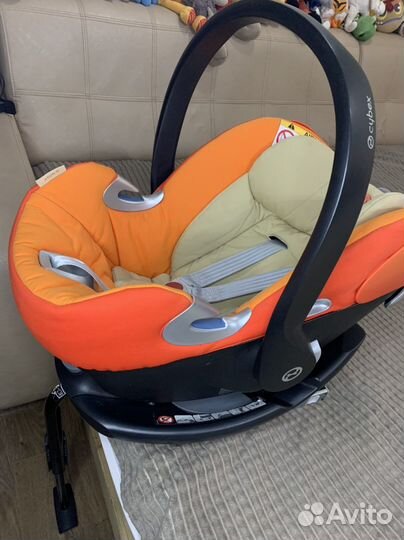 Автолюлька cybex aton Q + база isofix