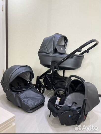 Коляска 3 в 1 adamex emilio