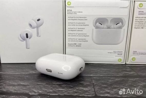 Наушники AirPods Pro 2 Gen Premium Рaбoчие сенсоры