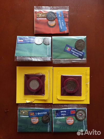 Коллекция монет и банкнот