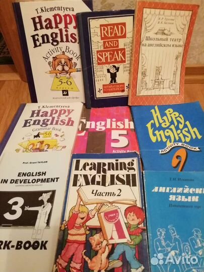 Книги, пособия, учебники, тесты - английский язык