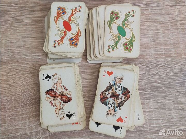 Игральные пасьянсные карты СССР