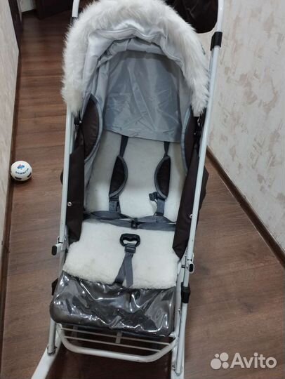 Детские санки коляска pikate