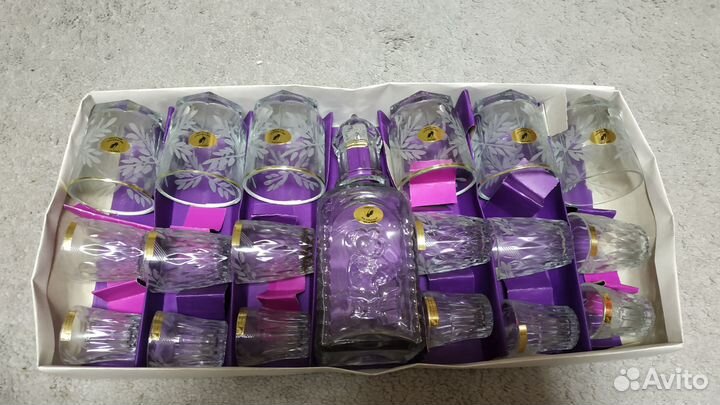 Подарочный набор cristal glass хрусталь стекло