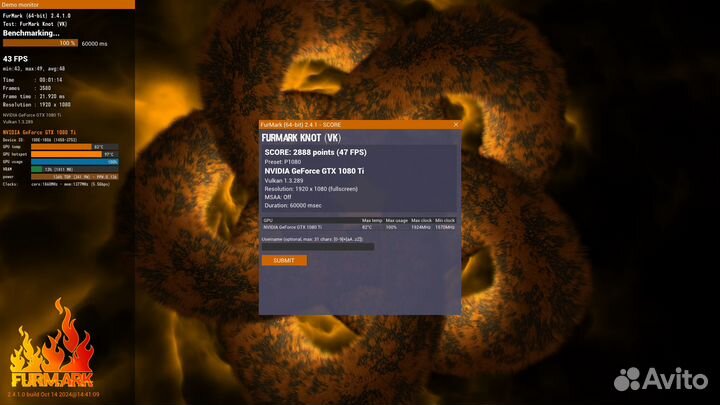 Видеокарта gtx 1080 ti 11 gb