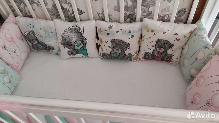 Бортики в детскую кроватку