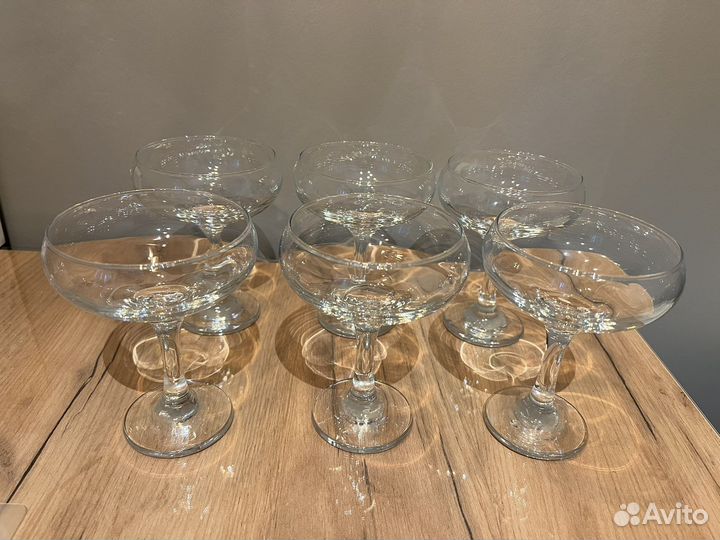 Бокалы для коньяка, коктейлей, стаканы для пива