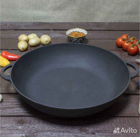 Сковорода жаровня чугун