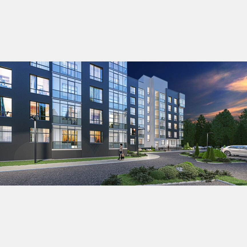 2-к. квартира, 41,3 м², 6/6 эт.