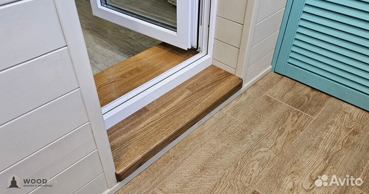 Подоконник из дерева на заказ