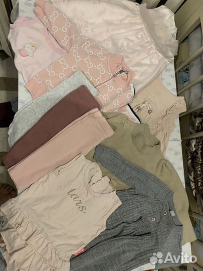 Детские вещи пакетом на девочку 68-74