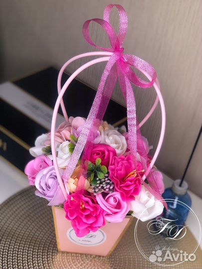 Букет из мыльных роз на 8 марта