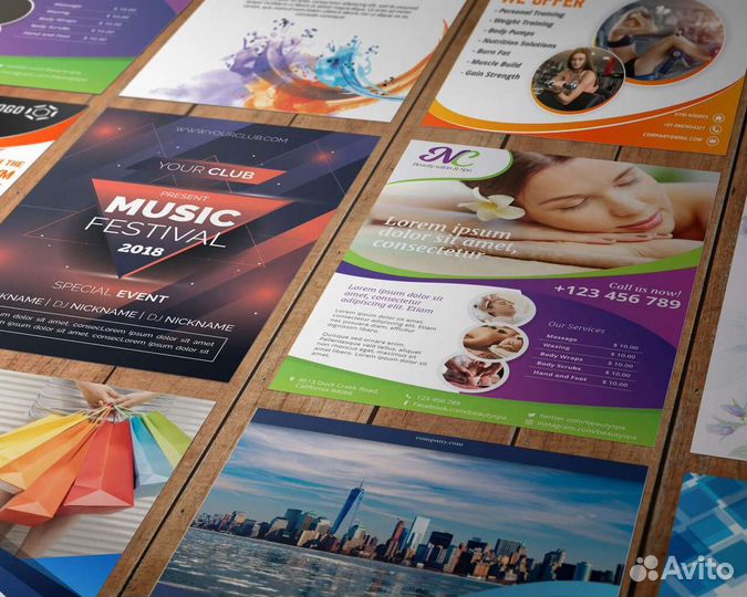 Печать листовок флаеров буклетов баннеров и другое