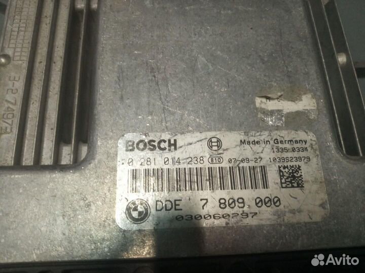 Блок управления двигателем BMW 1 E81/E82/E87/E88