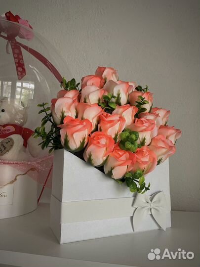 Букет цветов из мыла