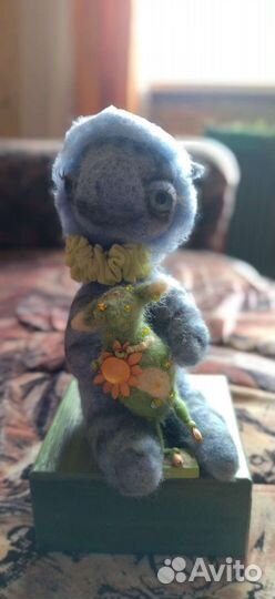 Валяная игрушка. Кот из валяной шерсти