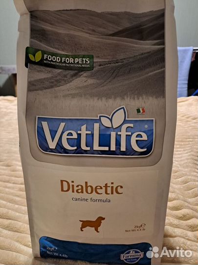 Сухой корм для собак Vetlife Diabetic
