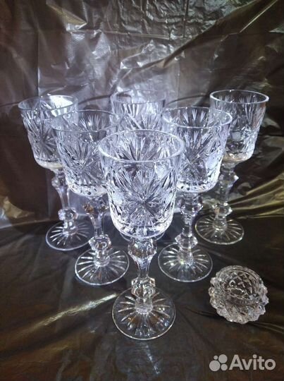 Фужеры хрустальные