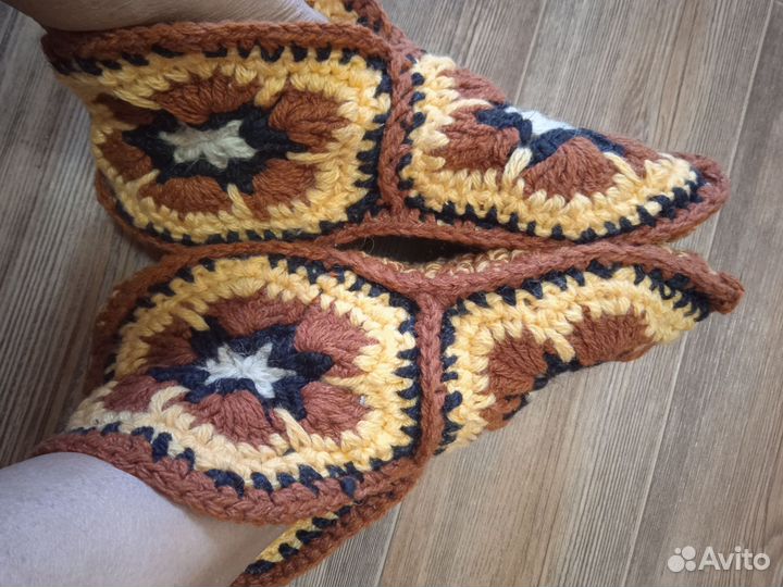 Носки женские теплые вязаные