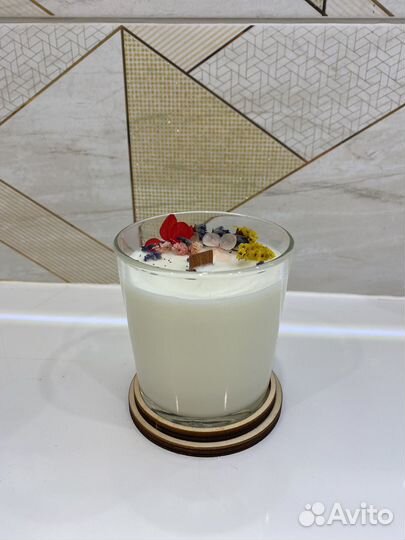 Ароматическая свеча ручной работы