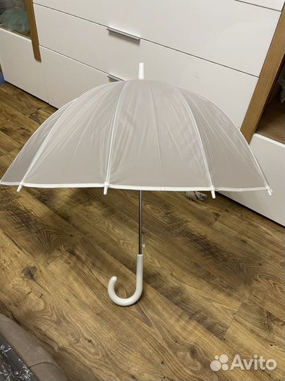 Зонт белый