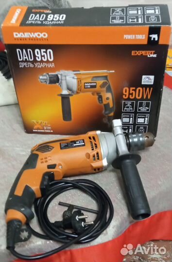 Ударная дрель Daewoo DAD 950 + Оснастка