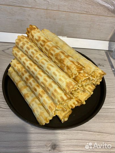 Трубочки со сгущенкой