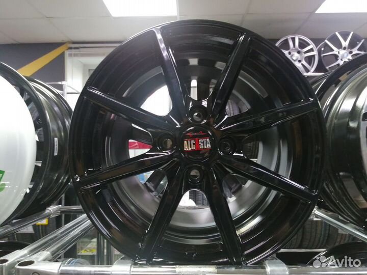 Диск литой alcasta M63 6x15 4x100 ET46 DIA54.1 Bla