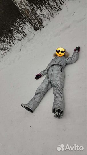 Зимний комбинезон для девочки 140