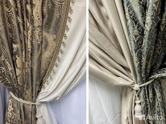 Шторы жаккард бархат