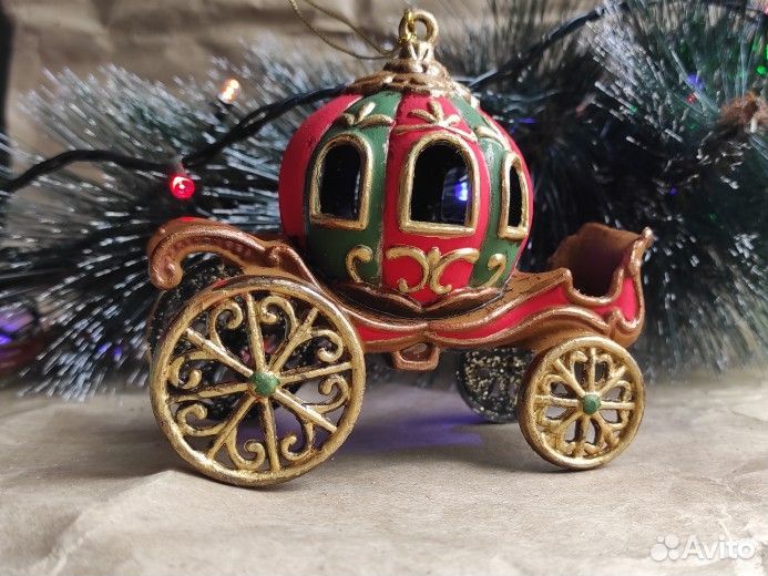 Елочные игрушки Карета