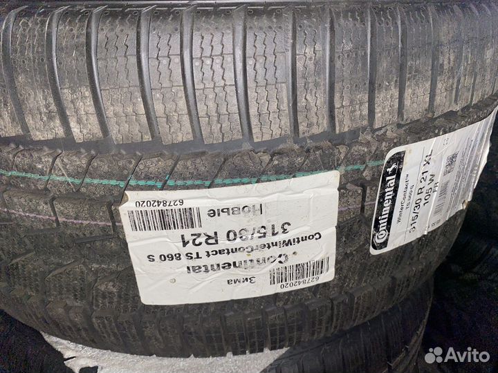 Continental ContiWinterContact TS 860S 315/30 R21 и 275/35 R21 103W