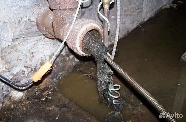 Устранение засоров канализации