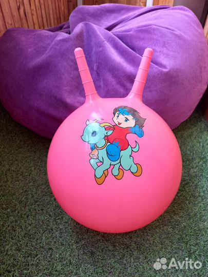 Мяч гимнастический с рожками