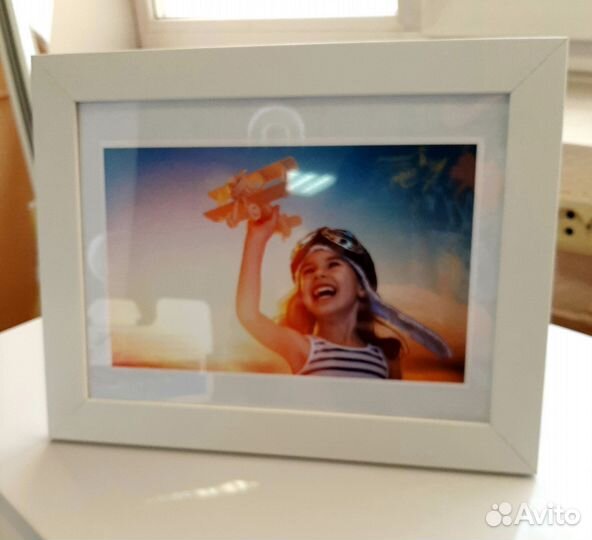 Фоторамка IKEA чёрная, белая