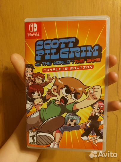 Scott Pilgrim vsThe World Nintendo switch картридж