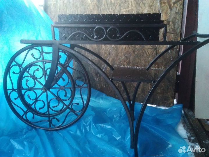 Мангал на большом колесе