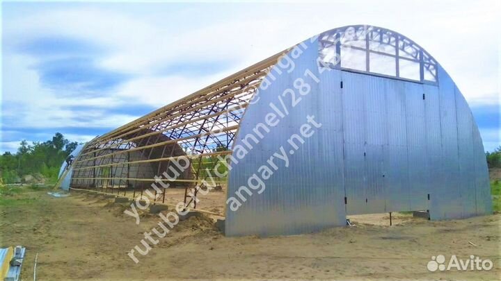 Ангар под ключ 742,5 м2