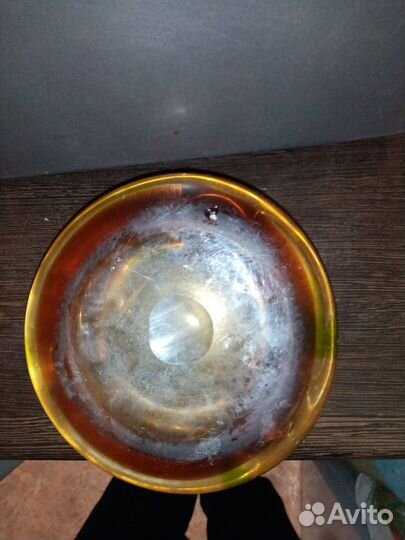 Пепельница цветное стекло