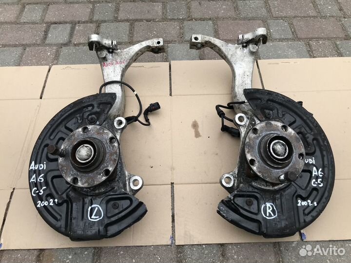 Поворотный кулак правый рестайлинг Audi A6 C5