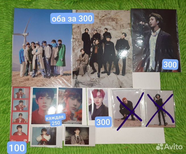 Диски, карты, фото, постеры (BTS, Stray Kids, Enhy