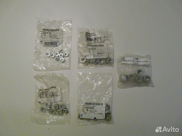 Крепеж Chevrolet Lanos