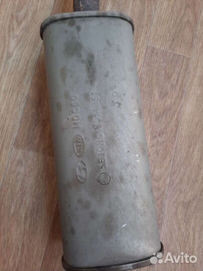 Резонатор (средняя часть глушителя) solaris/rio