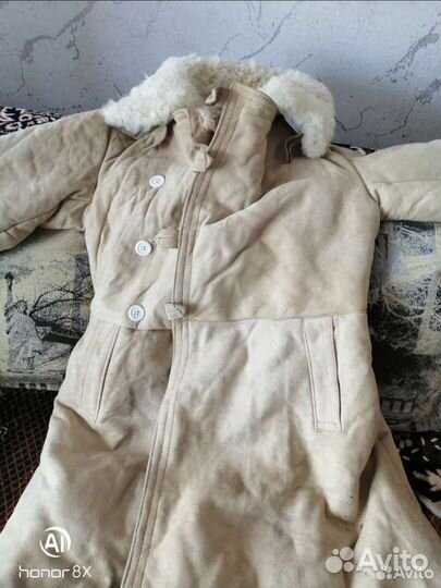 Тулуп мужской из овчины новый