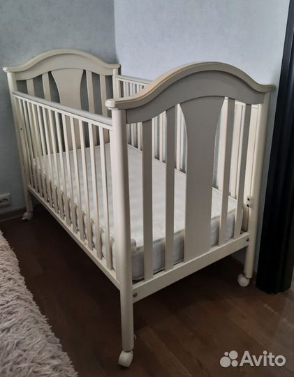 Кроватка Pali Capriccio античная слоновая кость