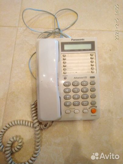 Телефон проводной Panasonic KX-TS 2365RU